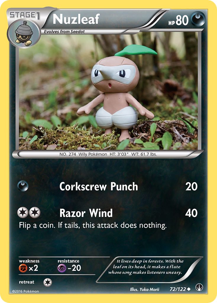 Nuzleaf (72/122) [XY: BREAKpoint] | Pegasus Games WI