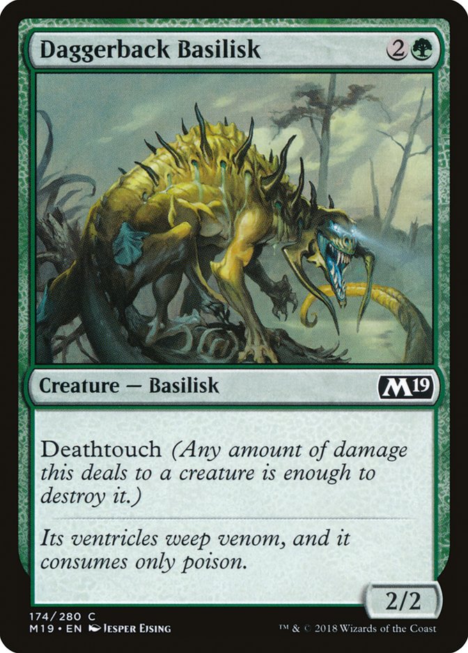 Daggerback Basilisk [Core Set 2019] | Pegasus Games WI