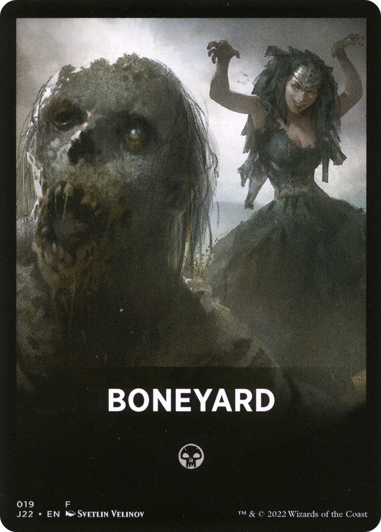 Boneyard Theme Card [Jumpstart 2022 Front Cards] | Pegasus Games WI