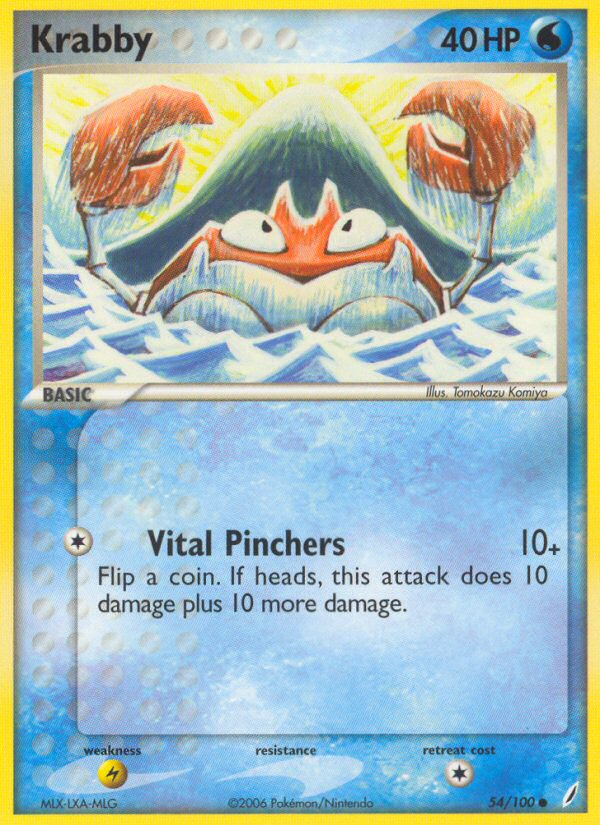 Krabby (54/100) [EX: Crystal Guardians] | Pegasus Games WI