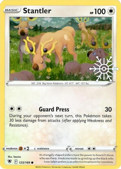 Stantler (125/189) (Holiday Calendar) [Sword & Shield: Astral Radiance] | Pegasus Games WI