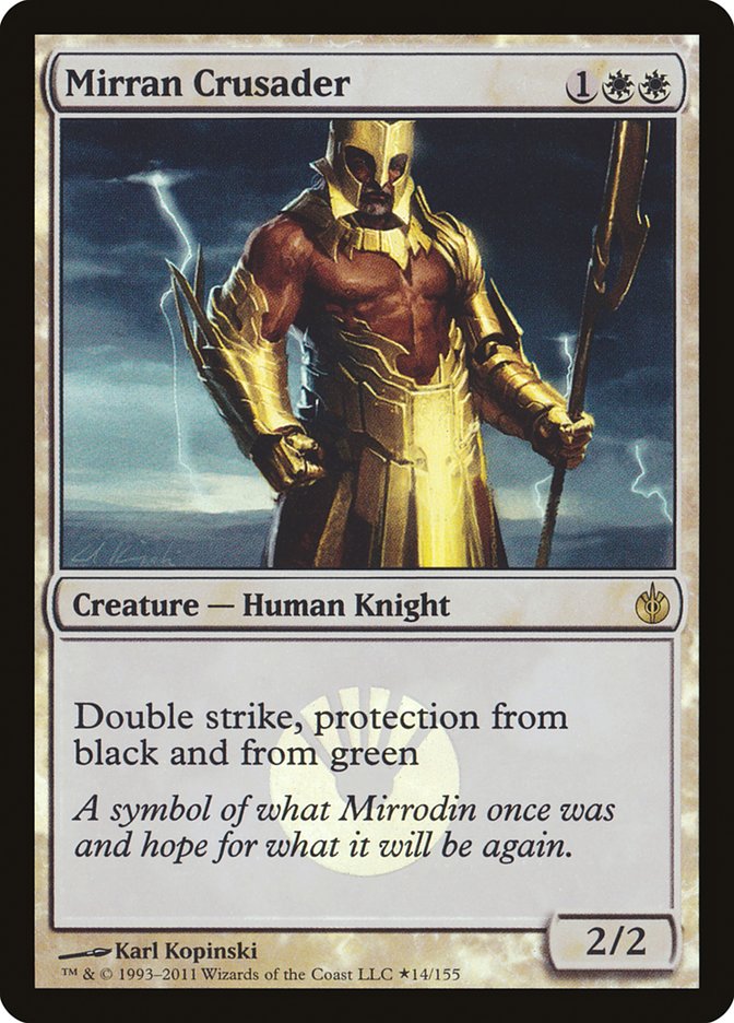 Mirran Crusader (Buy-A-Box) [Mirrodin Besieged Promos] | Pegasus Games WI