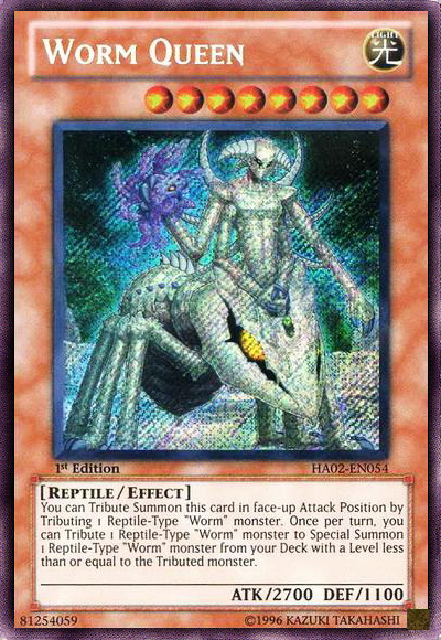 Worm Queen [HA02-EN054] Secret Rare | Pegasus Games WI