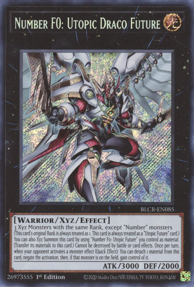 Number F0: Utopic Draco Future [BLCR-EN085] Secret Rare | Pegasus Games WI