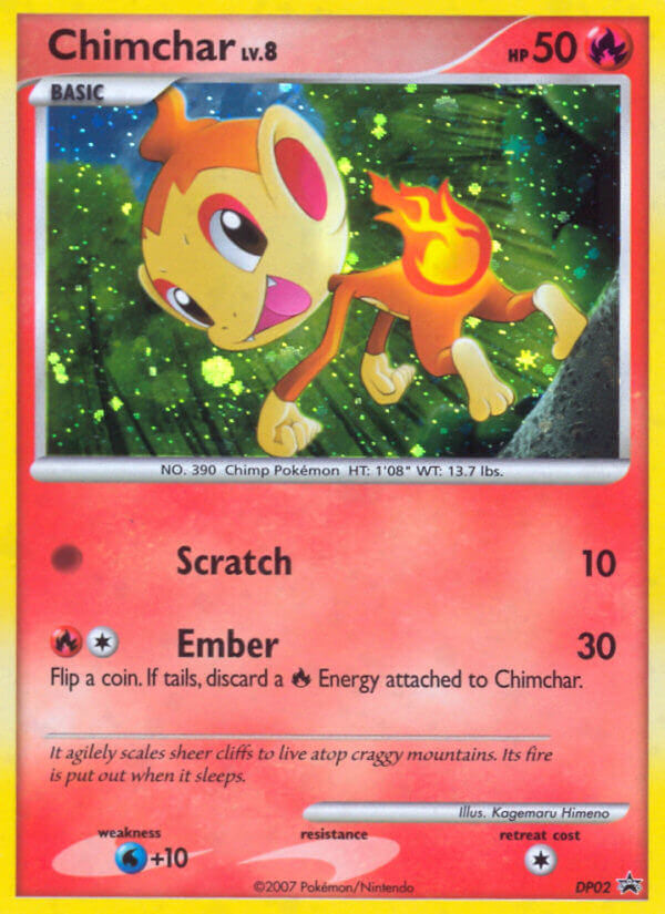 Chimchar (DP02) [Diamond & Pearl: Black Star Promos] | Pegasus Games WI