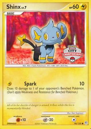 Shinx (98/130) (City Championships Promo) [Nintendo: Black Star Promos] | Pegasus Games WI