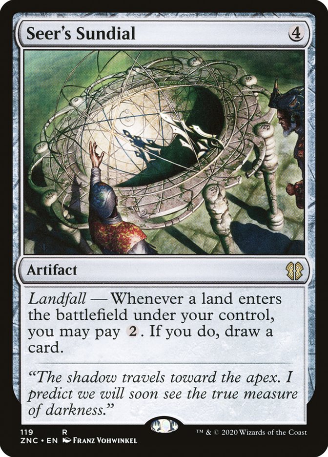 Seer's Sundial [Zendikar Rising Commander] | Pegasus Games WI