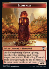 Elemental (018) // Copy Double-Sided Token [Streets of New Capenna Commander Tokens] | Pegasus Games WI