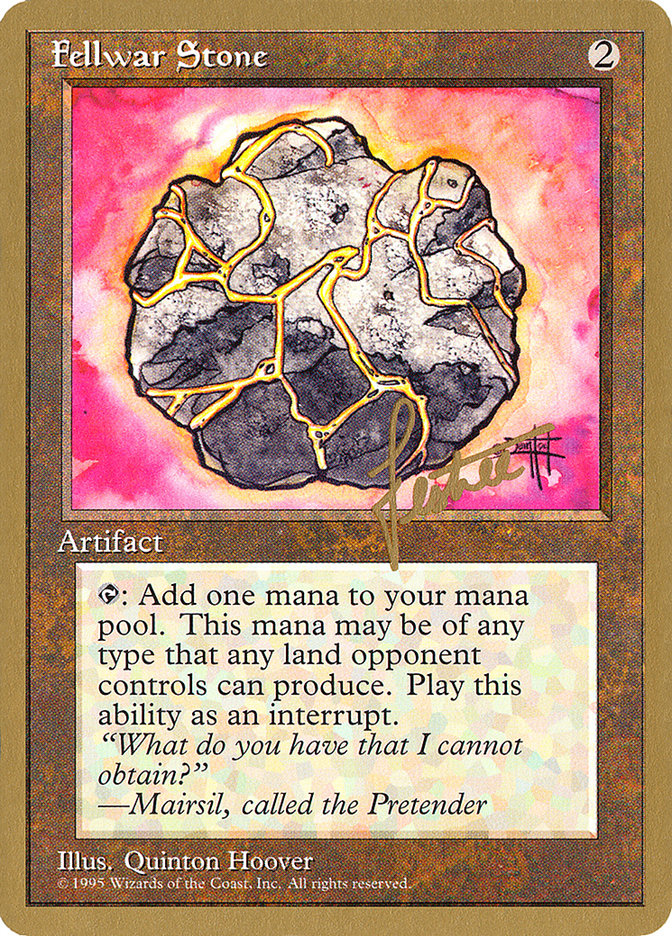 Fellwar Stone (Bertrand Lestree) [Pro Tour Collector Set] | Pegasus Games WI