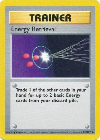 Energy Retrieval (81/102) [Base Set Shadowless Unlimited] | Pegasus Games WI