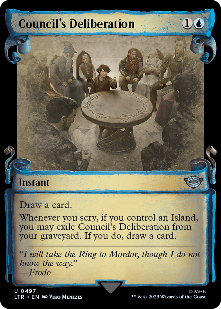 Council's Deliberation [The Lord of the Rings: Tales of Middle-Earth Showcase Scrolls] | Pegasus Games WI