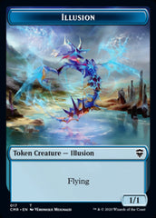 Illusion // Saproling Double-Sided Token [Commander Legends Tokens] | Pegasus Games WI