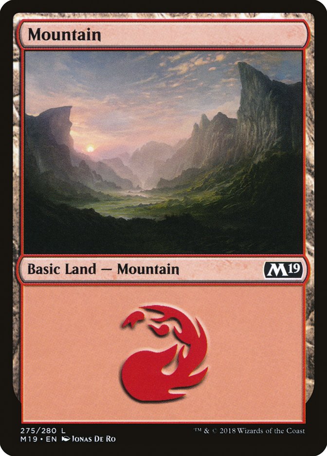 Mountain (275) [Core Set 2019] | Pegasus Games WI