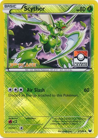 Scyther (4/108) (League Promo 3rd Place) [Black & White: Dark Explorers] | Pegasus Games WI