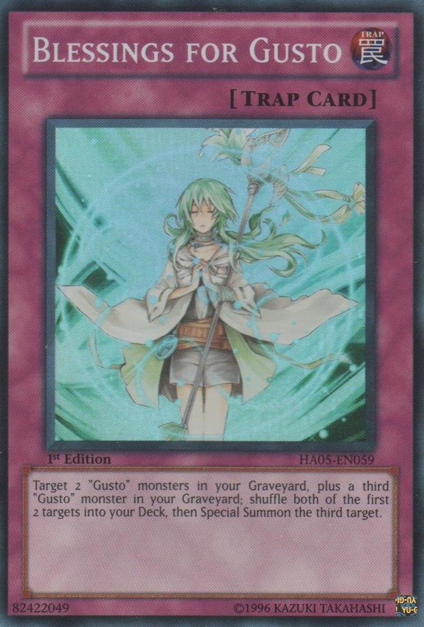 Blessings for Gusto [HA05-EN059] Super Rare | Pegasus Games WI