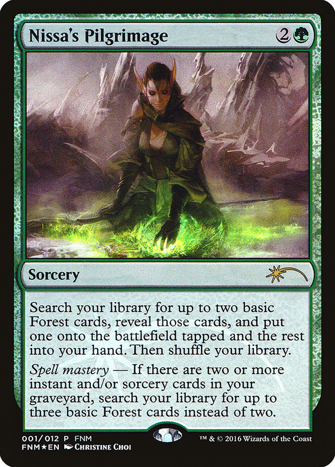 Nissa's Pilgrimage [Friday Night Magic 2016] | Pegasus Games WI