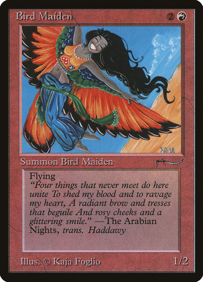 Bird Maiden (Dark Mana Cost) [Arabian Nights] | Pegasus Games WI