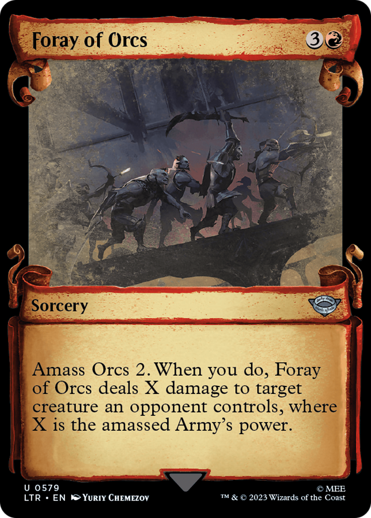 Foray of Orcs [The Lord of the Rings: Tales of Middle-Earth Showcase Scrolls] | Pegasus Games WI