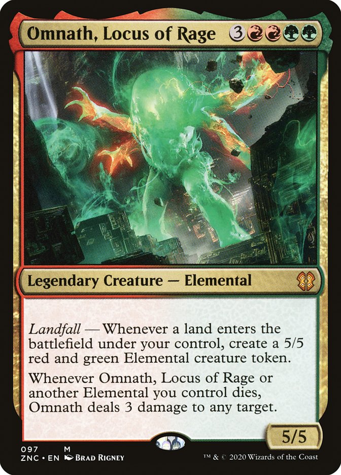 Omnath, Locus of Rage [Zendikar Rising Commander] | Pegasus Games WI