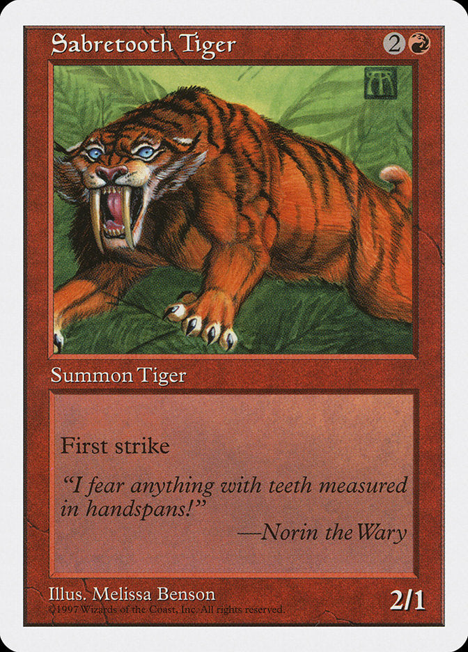 Sabretooth Tiger [Fifth Edition] | Pegasus Games WI