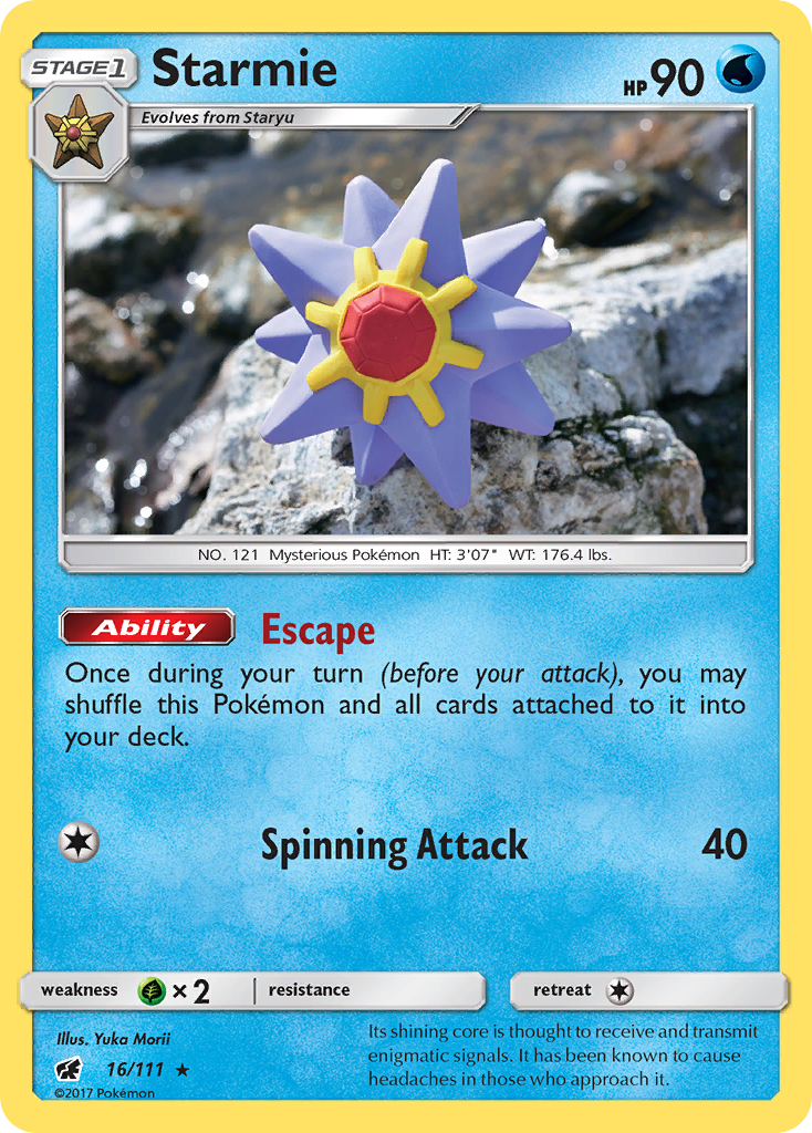 Starmie (16/111) [Sun & Moon: Crimson Invasion] | Pegasus Games WI