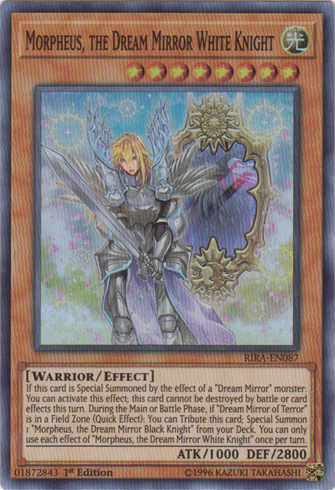 Morpheus, the Dream Mirror White Knight [RIRA-EN087] Super Rare | Pegasus Games WI