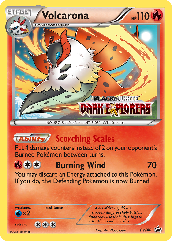 Volcarona (BW40) [Black & White: Black Star Promos] | Pegasus Games WI