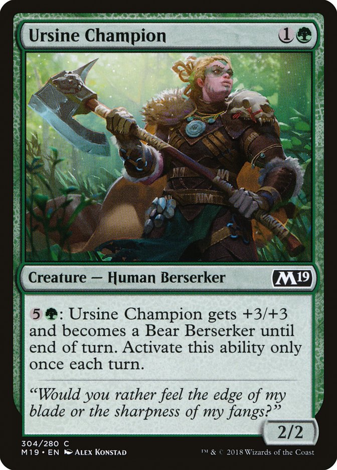 Ursine Champion [Core Set 2019] | Pegasus Games WI