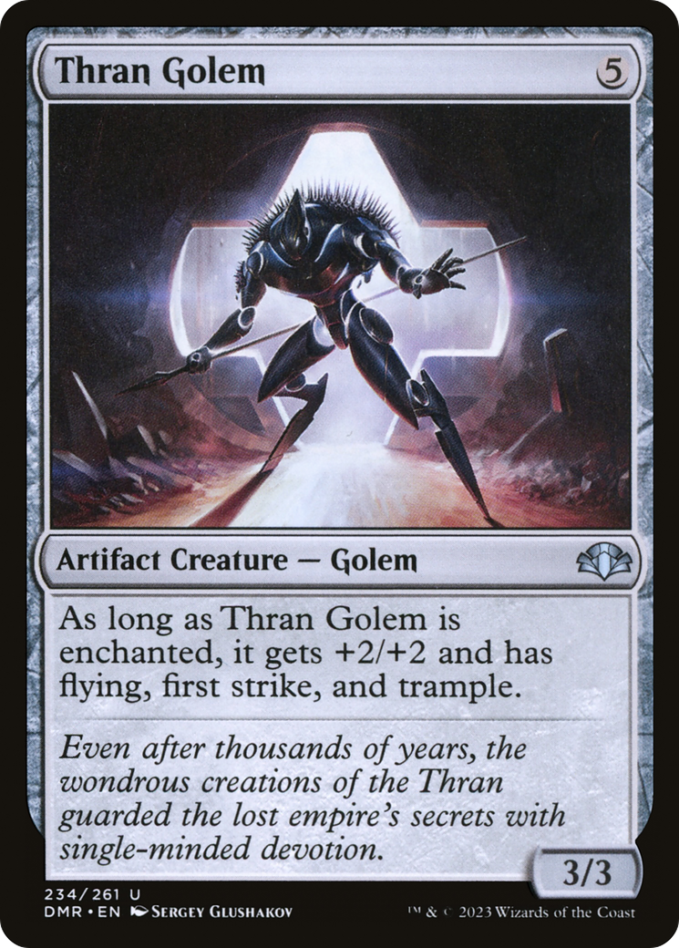 Thran Golem [Dominaria Remastered] | Pegasus Games WI