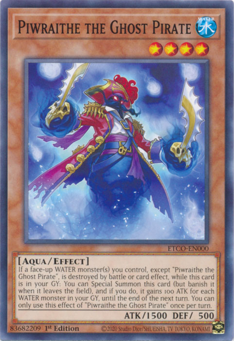 Piwraithe the Ghost Pirate [ETCO-EN000] Common | Pegasus Games WI
