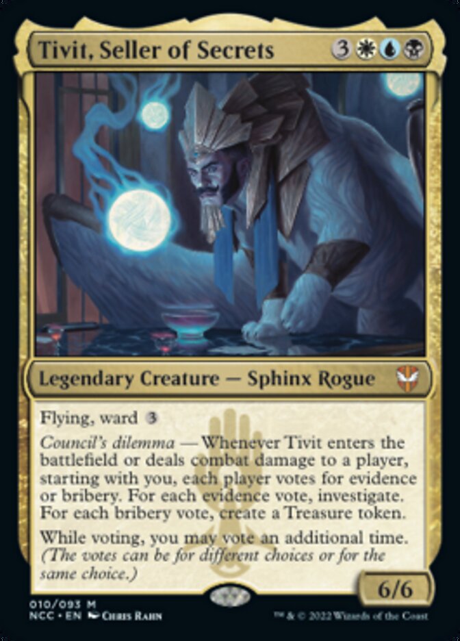 Tivit, Seller of Secrets [Streets of New Capenna Commander] | Pegasus Games WI