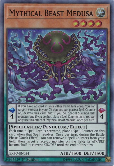 Mythical Beast Medusa [EXFO-EN024] Super Rare | Pegasus Games WI