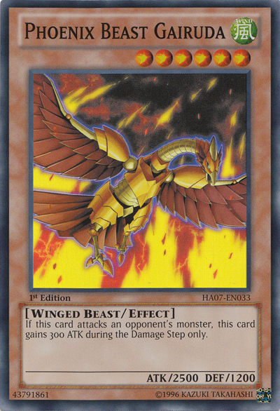 Phoenix Beast Gairuda [HA07-EN033] Super Rare | Pegasus Games WI