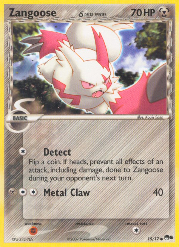 Zangoose (15/17) (Delta Species) [POP Series 5] | Pegasus Games WI