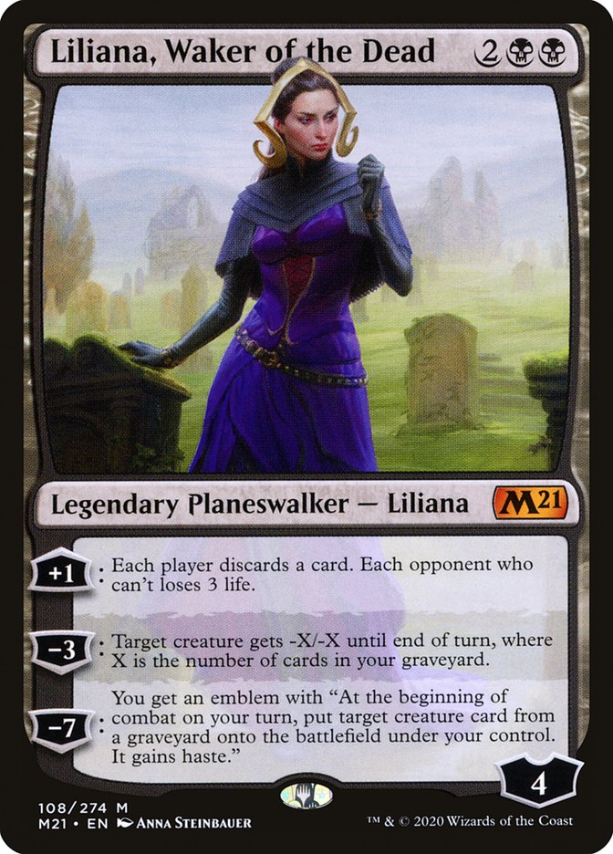 Liliana, Waker of the Dead [Core Set 2021] | Pegasus Games WI