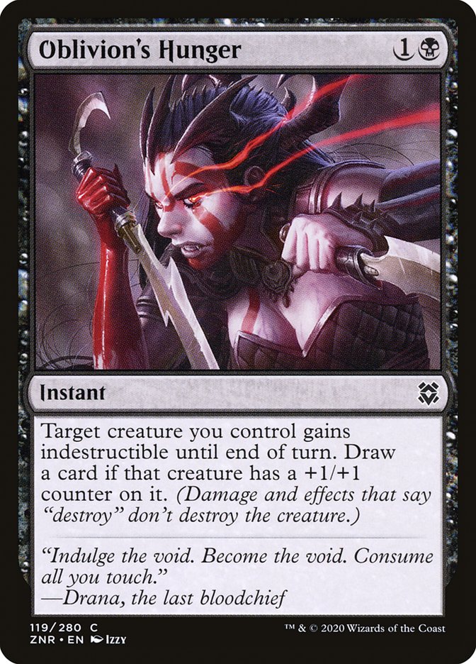 Oblivion's Hunger [Zendikar Rising] | Pegasus Games WI