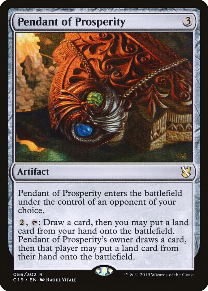 Pendant of Prosperity [Commander 2019] | Pegasus Games WI