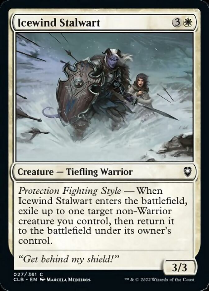 Icewind Stalwart [Commander Legends: Battle for Baldur's Gate] | Pegasus Games WI