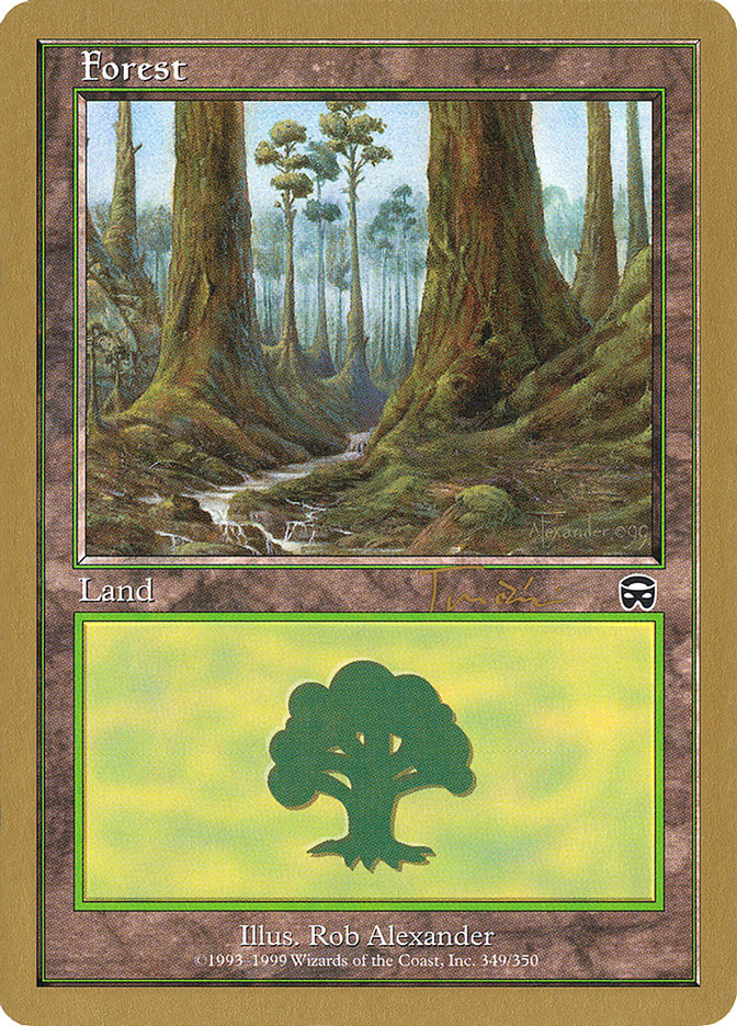 Forest (jt349) (Jan Tomcani) [World Championship Decks 2001] | Pegasus Games WI