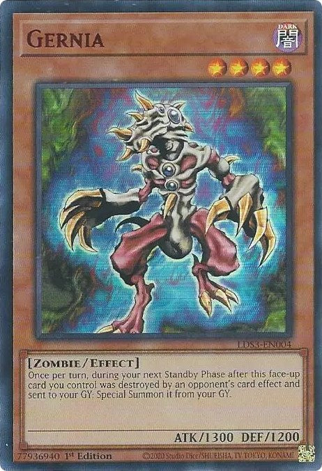 Gernia (Red) [LDS3-EN004] Ultra Rare | Pegasus Games WI