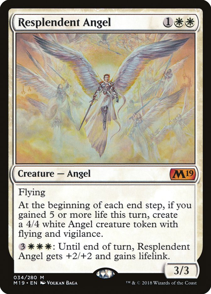 Resplendent Angel [Core Set 2019] | Pegasus Games WI
