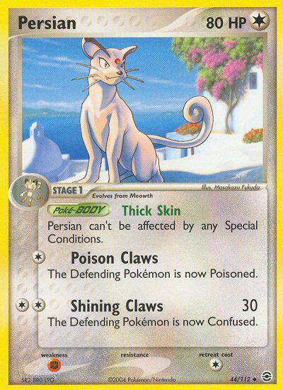 Persian (44/112) [EX: FireRed & LeafGreen] | Pegasus Games WI