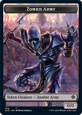 Zombie // Zombie Army Double-Sided Token [Starter Commander Decks] | Pegasus Games WI