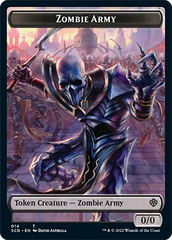 Zombie // Zombie Army Double-Sided Token [Starter Commander Decks] | Pegasus Games WI