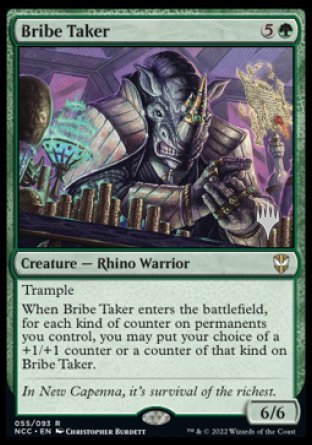 Bribe Taker (Promo Pack) [Streets of New Capenna Commander Promos] | Pegasus Games WI