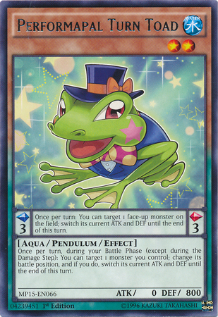 Performapal Turn Toad [MP15-EN066] Rare | Pegasus Games WI