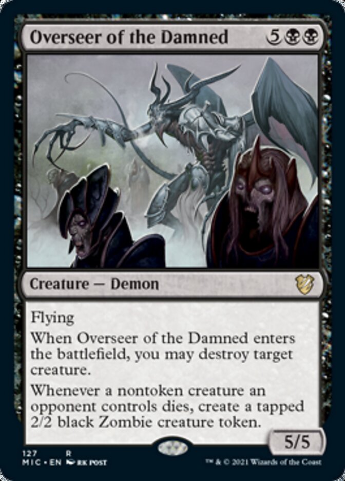 Overseer of the Damned [Innistrad: Midnight Hunt Commander] | Pegasus Games WI