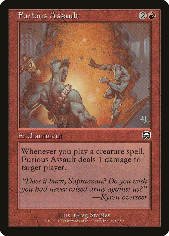 Furious Assault [Mercadian Masques] | Pegasus Games WI