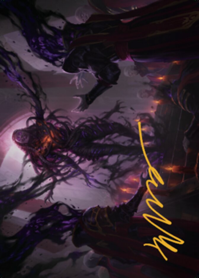 Braids, Arisen Nightmare Art Card 1 (Gold-Stamped Signature) [Dominaria United Art Series] | Pegasus Games WI