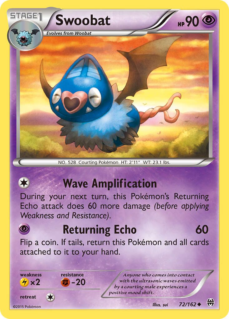 Swoobat (72/162) [XY: BREAKthrough] | Pegasus Games WI